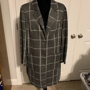 Cato Long Gray Suit Blazer